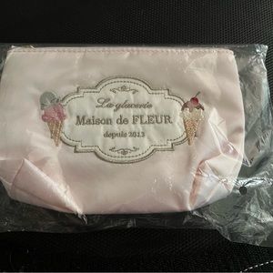 Maison De Fluer pouch makeup cosmetics bag